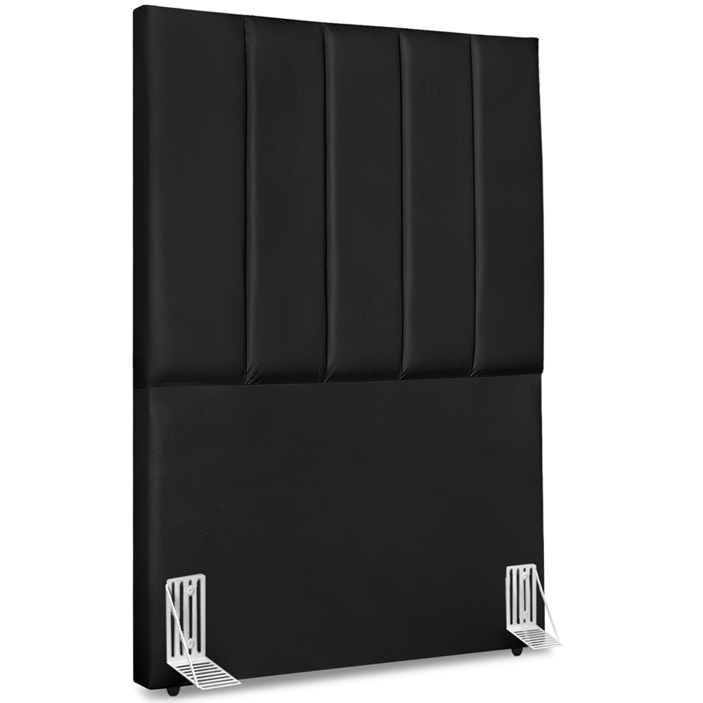 Cabeceira Solteiro 90cm Allia Corano Preto RM