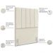 Cabeceira Solteiro 90cm Allia Suede Bege RM