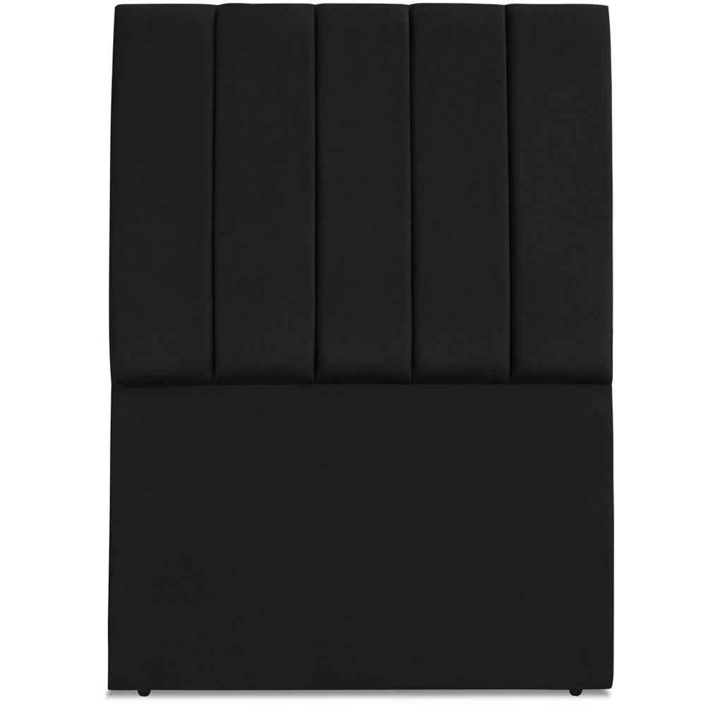 Cabeceira Solteiro 90cm Allia Suede Preto RM