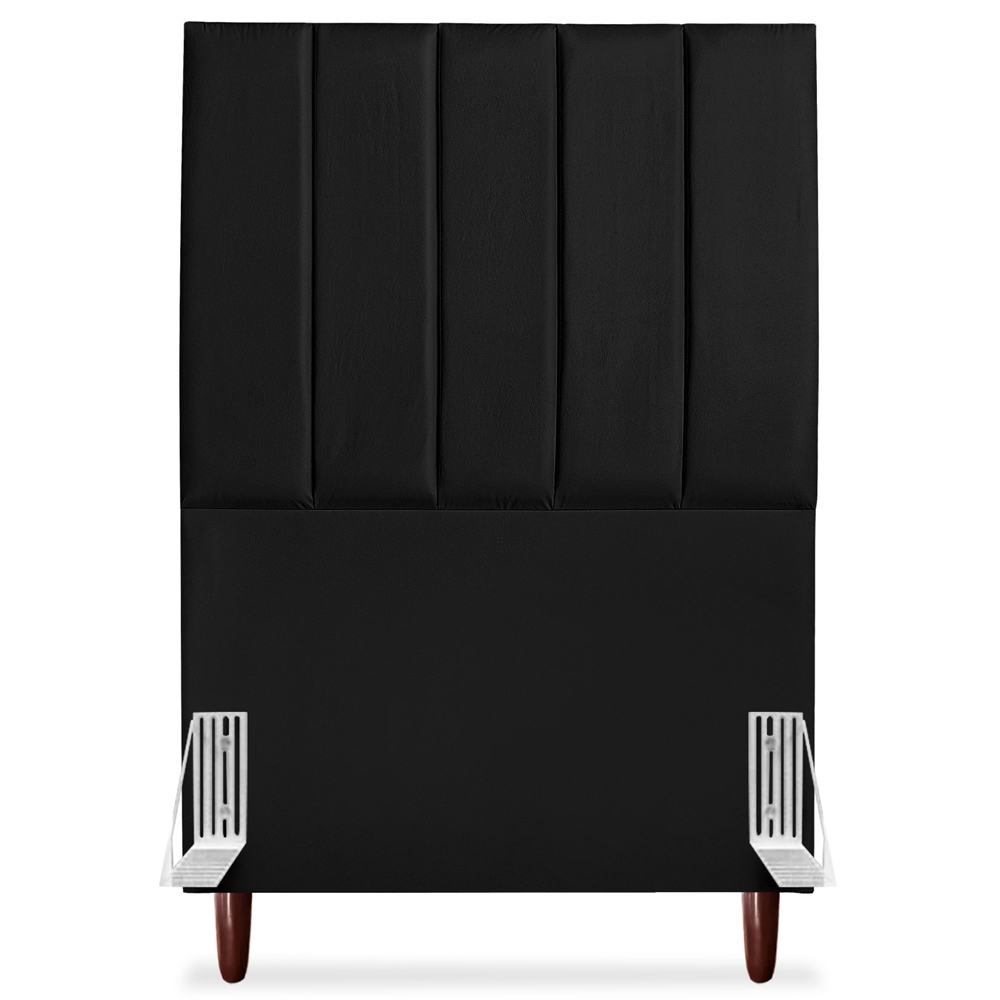 Cabeceira Solteiro 90cm Arlla Corano Preto RM