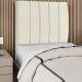 Cabeceira Solteiro 90cm Arlla Suede Bege RM