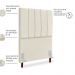 Cabeceira Solteiro 90cm Arlla Suede Bege RM