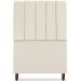 Cabeceira Solteiro 90cm Arlla Suede Bege RM