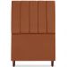 Cabeceira Solteiro 90cm Arlla Suede Terracota RM