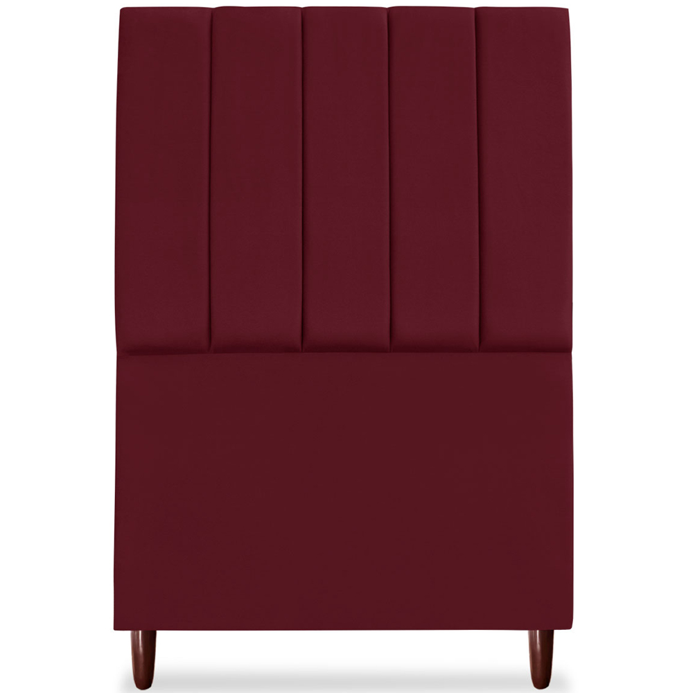 Cabeceira Solteiro 90cm Arlla Suede Vinho RM