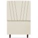 Cabeceira Solteiro 90cm Bell Suede Bege RM
