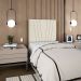 Cabeceira Solteiro 90cm Bell Suede Bege RM