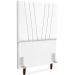 Cabeceira Solteiro 90cm Bell Suede Branco RM