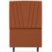 Cabeceira Solteiro 90cm Bell Suede Terracota RM