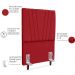 Cabeceira Solteiro 90cm Bell Suede Vermelho RM