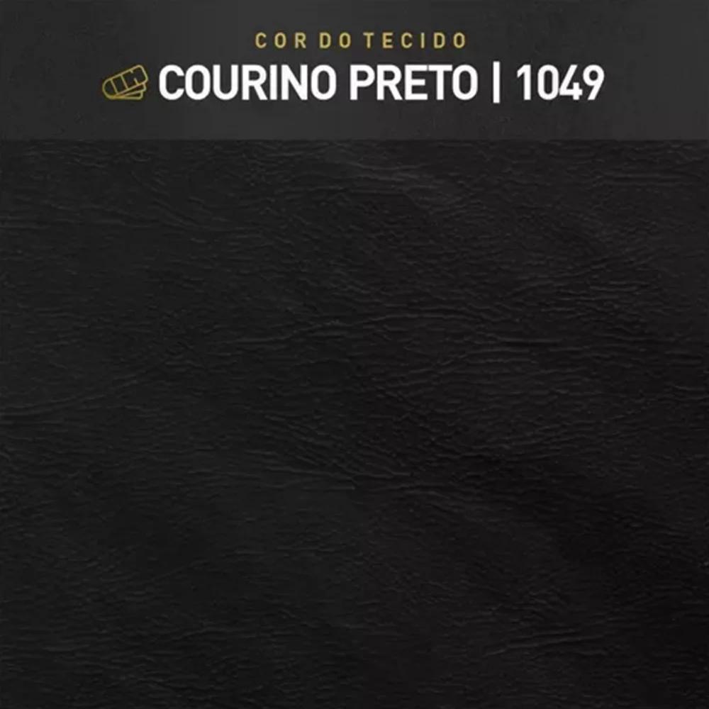 Kit 2 Puff Puf Sala Lhor Corano Preto RM