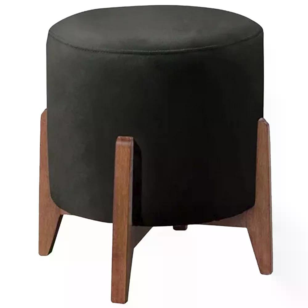 Puf Puff Para Sala Lhor Corano Preto RM