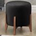 Puf Puff Para Sala Lhor Corano Preto RM
