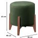 Puff Puf Sala Lhor Veludo Verde RM