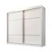 Guarda Roupa 2 Portas Correr 6 Gavetas Trancoso Valverde Branco