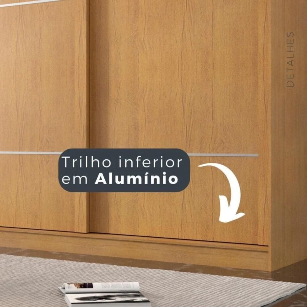 Guarda Roupa 2 Portas Correr 6 Gavetas Trancoso Valverde Cinamono