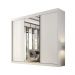 Guarda Roupa 3 Portas de Correr com Espelho Central Garibaldi Valverde Branco