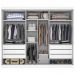 Guarda Roupa 3 Portas de Correr com Espelho Central Garibaldi Valverde Branco