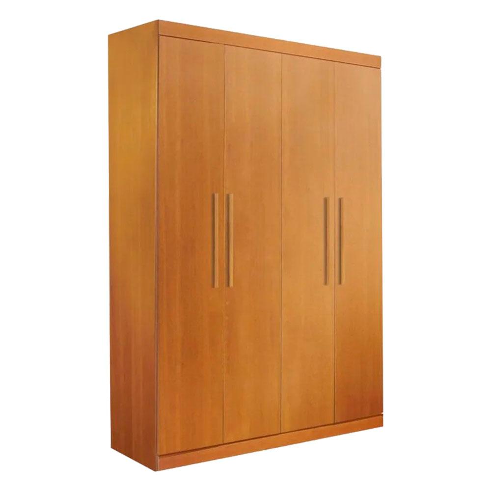 Guarda Roupa 4 Portas 3 Gavetas Ubatuba Valverde Cinamono