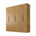 Guarda Roupa 6 Portas 4 Gavetas Belém Valverde Cinamomo