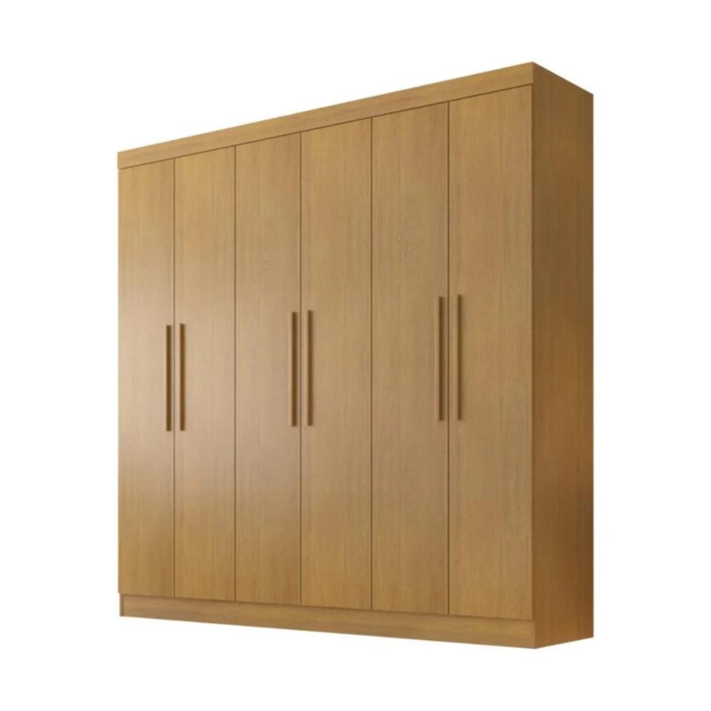 Guarda Roupa 6 Portas 4 Gavetas Belém Valverde Cinamomo