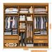 Guarda Roupa 6 Portas 4 Gavetas Belém Valverde Cinamomo Off White