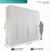 Guarda Roupa 6 Portas 4 Gavetas Uberaba Valverde Branco
