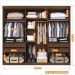 Guarda Roupa 6 Portas 4 Gavetas Uberaba Valverde Canion Off White