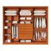 Guarda Roupa 6 Portas 6 Gavetas Anápolis Ripado Valverde Cinamono Off White