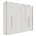 Guarda Roupa 6 Portas 6 Gavetas Anápolis Valverde Branco