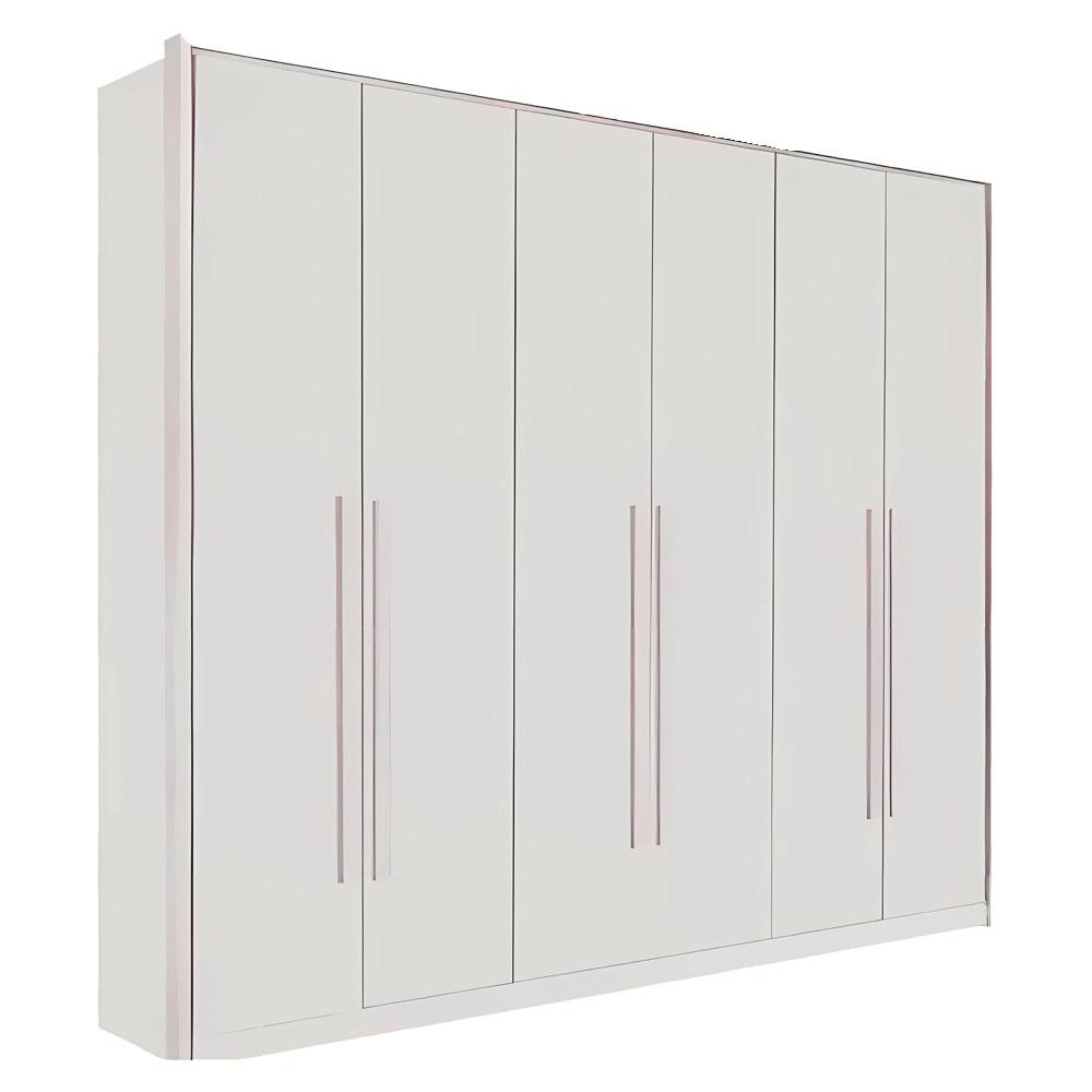 Guarda Roupa 6 Portas 6 Gavetas Anápolis Valverde Branco