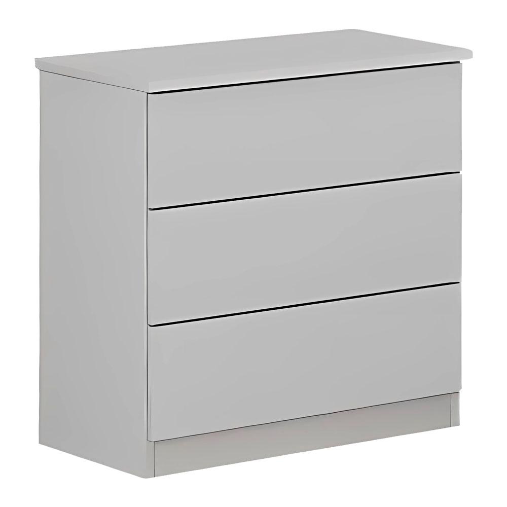 Mesa de Cabeceira 028 com 3 Gavetas Valverde Branco
