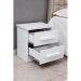 Mesa de Cabeceira 2 Gavetas New Athos D'Doro Branco