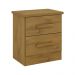 Mesa de Cabeceira 2 Gavetas New Athos D'Doro Cinamomo