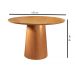 Mesa de Jantar Caribe Tampo Redondo em MDF Laminado 1,35M