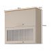 Armário Aéreo Bella 80cm 2 Portas Basculantes Off White/Freijó com Vidro - MGM