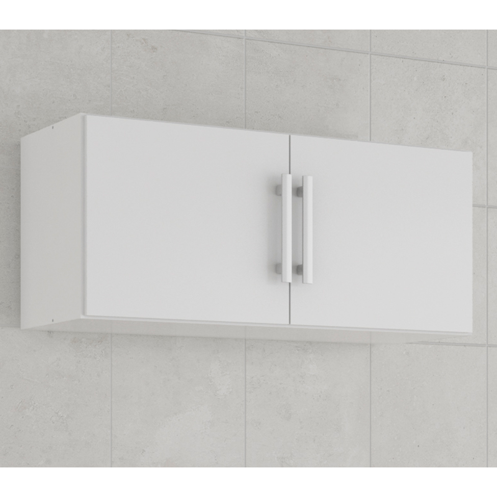 Armário Aéreo Flex 2 Portas Branco