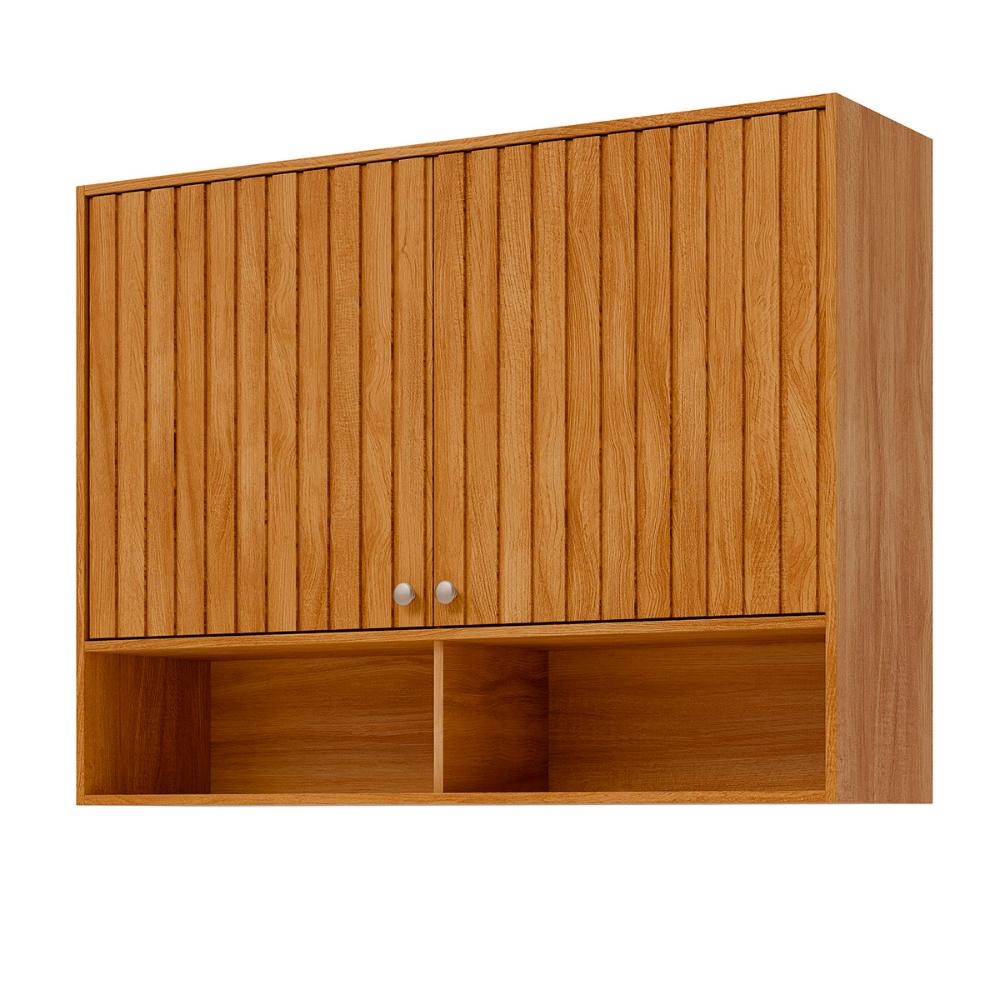 Armario Aereo Divina 120 cm com 2 Portas Cinamomo