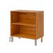 Balcão Divina 80 cm Para Cozinha com 2 Portas Cinamomo/Platina
