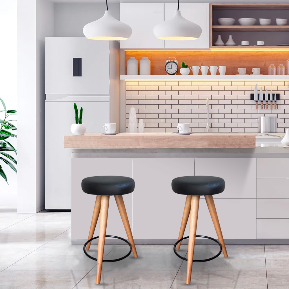 Banqueta Banco Pé Palito Media Cozinha Bar Balcão 60cm Altura