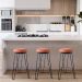 Banqueta Média para Cozinha Bar Balcão Bistrô Mesa Hairpin Whisk