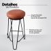 Banqueta Média para Cozinha Bar Balcão Bistrô Mesa Hairpin Whisk