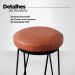 Banqueta Média para Cozinha Bar Balcão Bistrô Mesa Hairpin Whisk