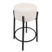 Banqueta para Cozinha Bar Balcão Bistrô Bancada Dre Média Off White