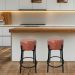 Banqueta para Cozinha Bar Balcão Bistrô Bancada Dre Média Whisk