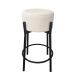 Kit 2 Banquetas para Cozinha Balcão Bistrô Bancada Dre Média Off White