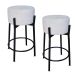 Kit 2 Banquetas para Cozinha Bar Balcão Bistrô Bancada Bouclê Média Gelo