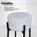 Kit 2 Banquetas para Cozinha Bar Balcão Bistrô Bancada Bouclê Média Gelo