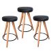 Kit 3 Banqueta Banco Pé Palito Média Cozinha Bar Balcão 60cm