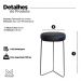 Kit 4 Banqueta Banco Aço Média Cozinha Bar Balcão 60cm Preta
